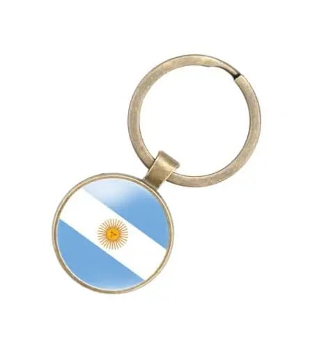 EnigmaGlow World Most Countries Flag Keyring Key Chain Zinc Alloy Keychains Daily Keychain Home Car Keys for Men Women - 1