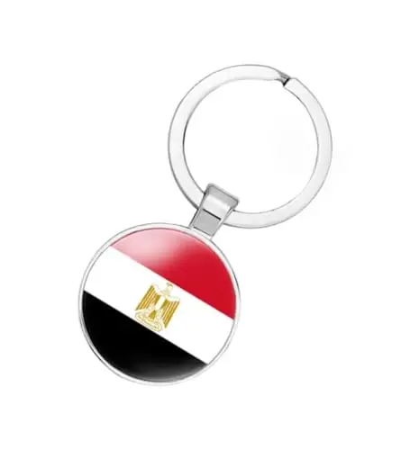 EnigmaGlow World Most Countries Flag Keyring Key Chain Zinc Alloy Keychains Daily Keychain Home Car Keys for Men Women - 1