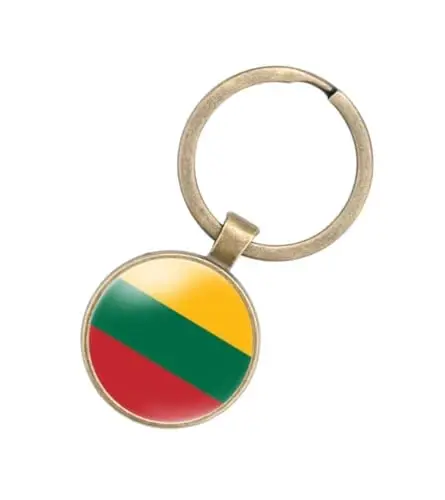 EnigmaGlow World Most Countries Flag Keyring Key Chain Zinc Alloy Keychains Daily Keychain Home Car Keys for Men Women - 1
