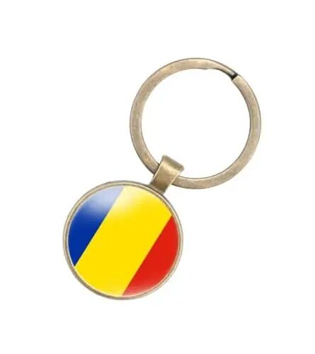 EnigmaGlow World Most Countries Flag Keyring Key Chain Zinc Alloy Keychains Daily Keychain Home Car Keys for Men Women - EnigmaGlow