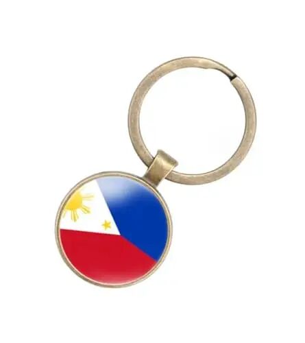 EnigmaGlow World Most Countries Flag Keyring Key Chain Zinc Alloy Keychains Daily Keychain Home Car Keys for Men Women - EnigmaGlow