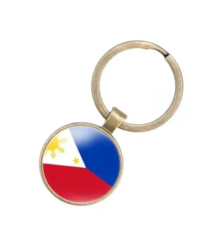 EnigmaGlow World Most Countries Flag Keyring Key Chain Zinc Alloy Keychains Daily Keychain Home Car Keys for Men Women - 1