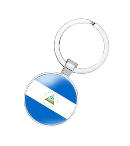EnigmaGlow World Most Countries Flag Keyring Key Chain Zinc Alloy Keychains Daily Keychain Home Car Keys for Men Women - EnigmaGlow