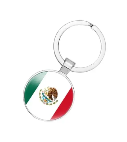 EnigmaGlow World Most Countries Flag Keyring Key Chain Zinc Alloy Keychains Daily Keychain Home Car Keys for Men Women - 1