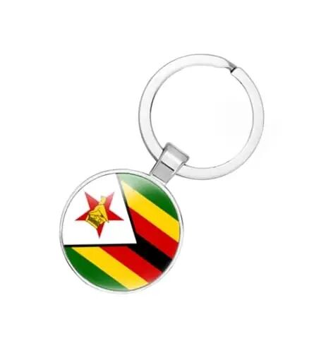 EnigmaGlow World Most Countries Flag Keyring Key Chain Zinc Alloy Keychains Daily Keychain Home Car Keys for Men Women - EnigmaGlow