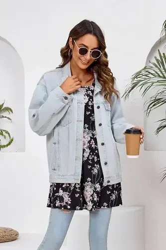 ENMAIN Ayollar uchun tunikalar, 3/4 yengli, katta o'lchamli ayollar tunikalari, keng bichimli gul naqshli ayollar bluzasi legginglar uchun - 6