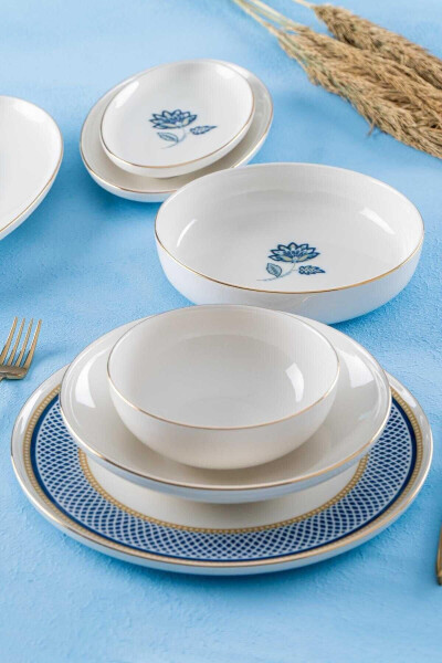 Enola 12-Piece 46-Piece Porcelain Dinner Set - 1