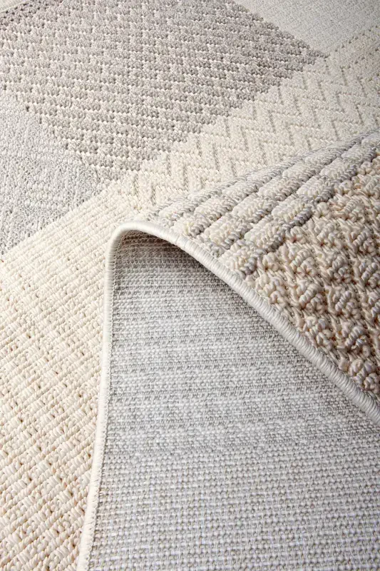 Enti Bonn 8806 Cream Scandinavian Carpet Living Room Carpet Cut Carpet Runner-Carpet Basket SARE 8806 CREAM DOES NOT SHED DUST CARPET - 4