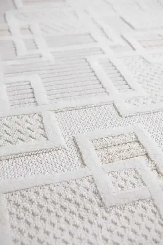 Enti Bonn 8808 Крем Скандинавский Ковер Салон Ковер Резка Ковер Дорожка-Ковер Корзина SARE 8808 КРЕМ НЕ ДАЮЩИЙ ПЫЛИ КОВЕР - 3