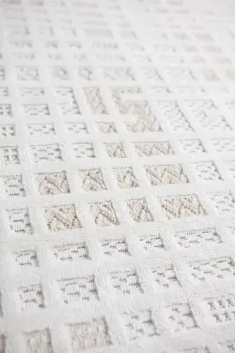 Enti Bonn 8809 Bej Hav Toz Vermez Halı-Hali Sepeti SARE 8809 BEJ HAV TOZ VERMEZ HALI - HALI SEPETI (1)