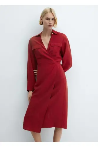 Envelope midi dress - 4