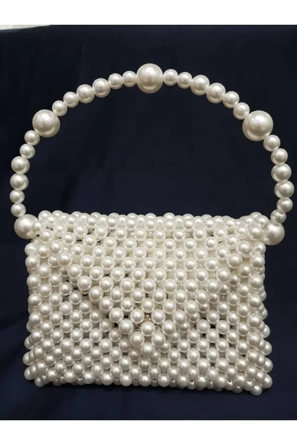 Envelope Pearl Clutch for Evening, Bridal, and Formal Wear - 3