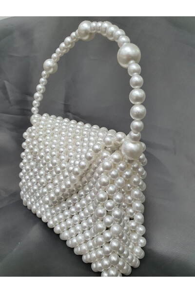 Envelope Pearl Clutch for Evening, Bridal, and Formal Wear - BRC BURCU YAVUZ