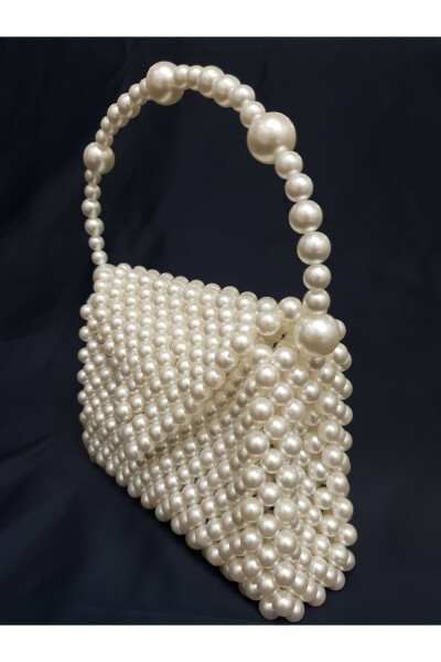 Envelope Pearl Clutch for Evening, Bridal, and Formal Wear - BRC BURCU YAVUZ (1)