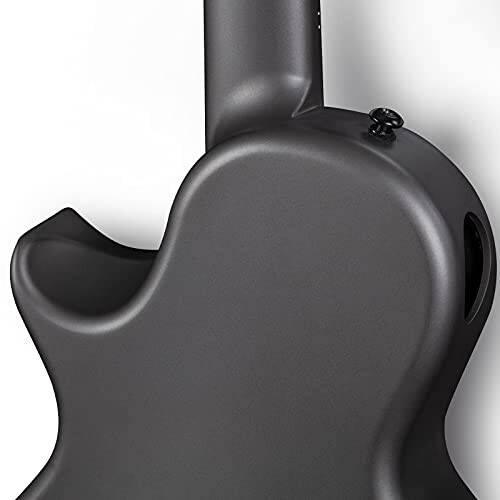 Enya Nova Karbon Fiber Akustik Gitara 1/2 Büyüklük Yeni Başlayan Yetişkin Seyahat Acustica Guitarra ile Yeni Başlayan Paketi Kit renkli Paketleme, Akustik Gitar Kayışı, Gig Çantası, Temizleme Bezi, Tel (Siyah) - 6