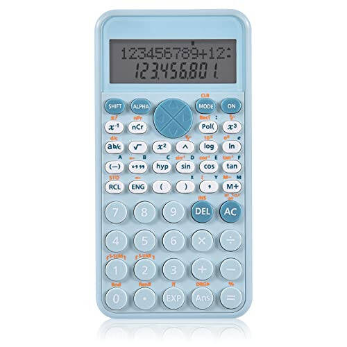 EooCoo 2-Line Standard Scientific Calculator, Cute Desk Accessories, Portable and Cute School Office Supplies, Suitable for Primary School to College Student Use - 1