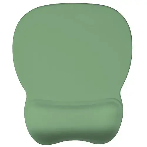 EooCoo Ergonomik bilak o'rindiqli sichqoncha yostig'i, Kompyuter, kafe, uy va ofis uchun xotira ko'pikli bilak tayanchi va sirpanmaydigan taglikli sichqoncha yostig'i, 9,64 x 8,26 dyuymli ofis stoli uchun aksessuarlar - 1