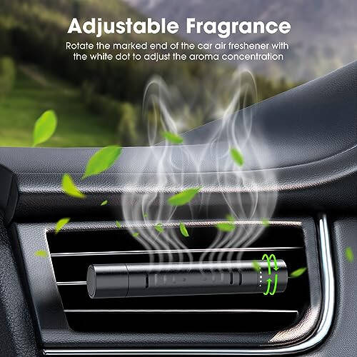 EORRZZY 2 Packs Custom Car Air Freshener Diffuser Vent Clips for Car Decoration Accessories with 12 Refill Sticks for Car, Office, Kitchen, Bathroom, Pet Houses - 4