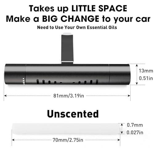 EORRZZY 2 пакета автомобильных ароматизаторов воздуха с диффузором и клипсами для вентиляции, автомобильные декоративные аксессуары с 12 сменными палочками для автомобиля, офиса, кухни, ванной комнаты, домиков для домашних животных - 2