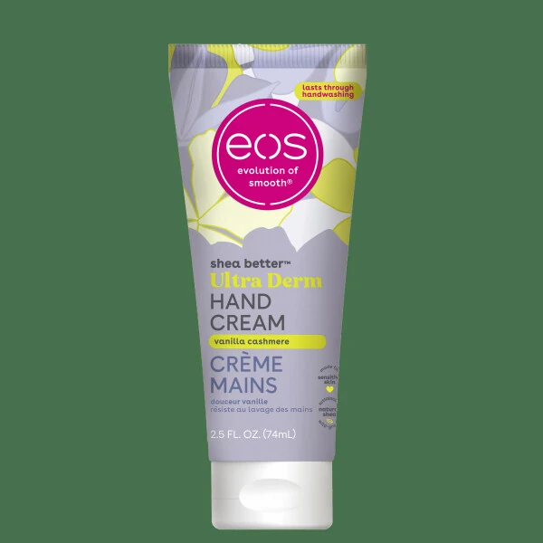 eos Shea Better Ultra Derm Hand Cream, Vanilla CasModazoneere, Instant Hydration & Protection, 2.5 fl oz- - EOS