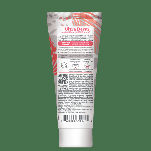 eos Shea Better Ultra Derm Hand Cream - Coconut Waters, Moisturizes Dry Skin, 2.5 fl oz - 6