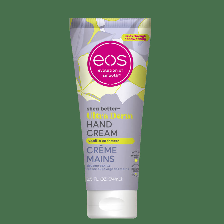 eos Shea Better Ultra Derm Hand Cream, Vanilla CasModazoneere, Soothes Dry Hands, 2.5 fl oz - 1