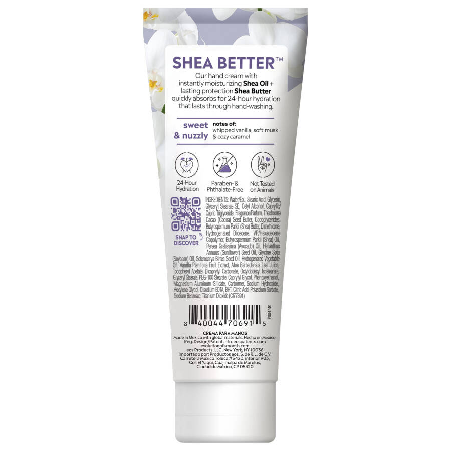 eos Shea Better Ultra Derm Hand Cream, Vanilla CasModazoneere, Soothes Dry Hands, 2.5 fl oz - 3