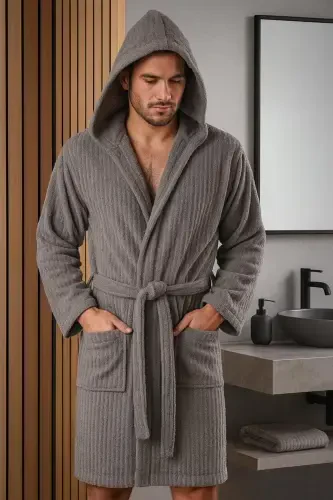 EOS Unisex Paxmoq Chizilgan Kapüşonli Boroni | To'y taomlari - 1