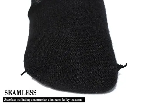 EPEIUS Baby Socks Unisex-Baby Seamless Turn Cuff Socks Cotton Rich Booties Socks 6 Pairs Pack Newborn Infant Toddlers - 5