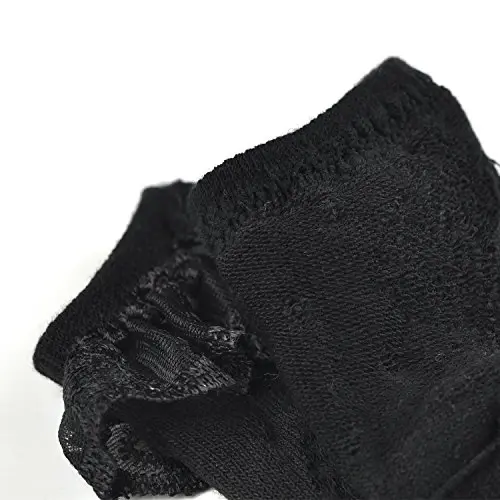 EPEIUS Baby-Girls Eyelet Frilly Lace Socks,Newborn/Infant/Toddler/Little Girls (Pack of 2/3/4/6) - 5