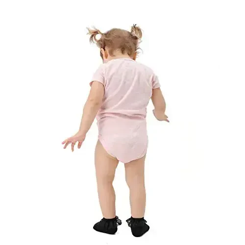 EPEIUS Baby-Girls Eyelet Frilly Lace Socks,Newborn/Infant/Toddler/Little Girls (Pack of 2/3/4/6) - 5