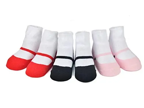 EPEIUS Unisex Baby Girls Boys Non-Slip Socks (Set of 6) - 2