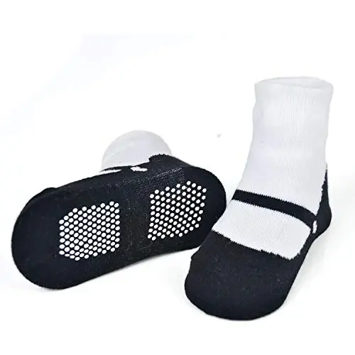 EPEIUS Unisex Baby Girls Boys Non-Slip Socks (Set of 6) - 3