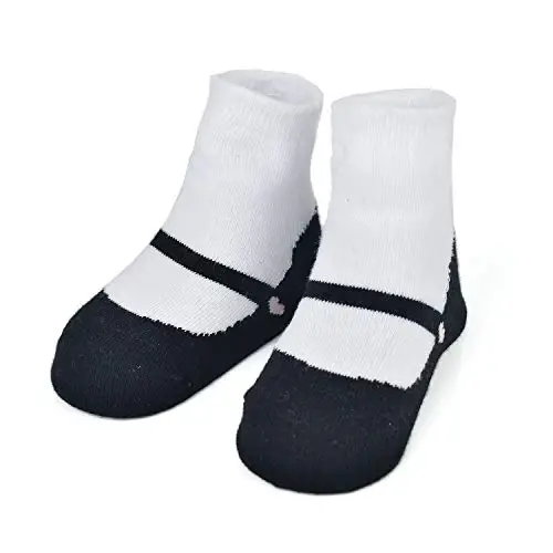 EPEIUS Unisex Baby Girls Boys Non-Slip Socks (Set of 6) - 4