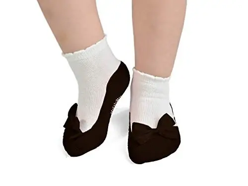 EPEIUS Unisex Baby Girls Boys Non-Slip Socks (Set of 6) - 4