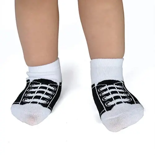 EPEIUS Unisex Chaqaloq Qizlar Bolalar Sirpanmaydigan Paypoqlar (6 to'plam) - 5