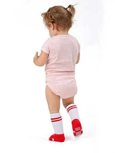 EPEIUS Unisex Chaqaloq Qizlar O'g'il Bolalar Sirpanmaydigan Paypoqlar (6 to'plam) - 2