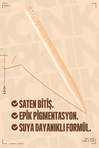Epic Ink Liner - Dark Chocolate - Jigarrang Eyeliner - Dark Chocolate - 13