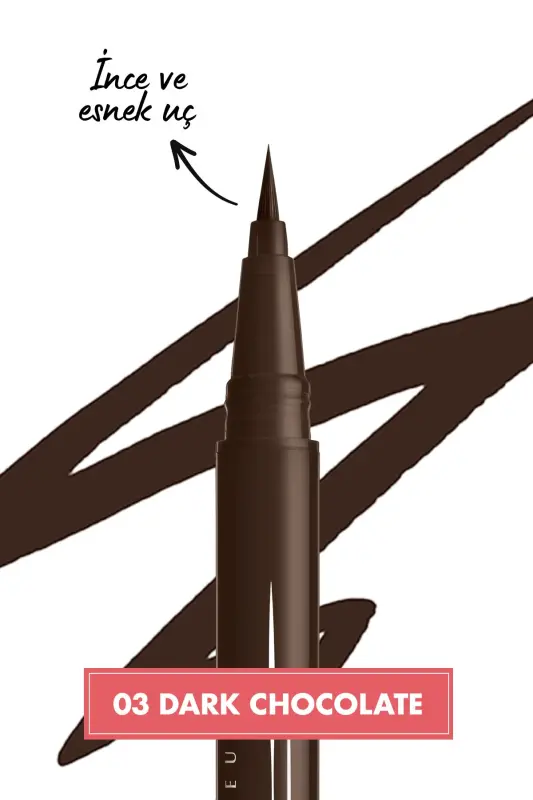 Epic Ink Liner - Dark Chocolate - Jigarrang Eyeliner - Dark Chocolate - 2