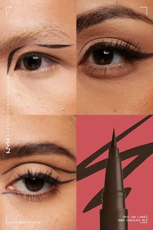 Epic Ink Liner - Dark Chocolate - Jigarrang Eyeliner - Dark Chocolate - 4