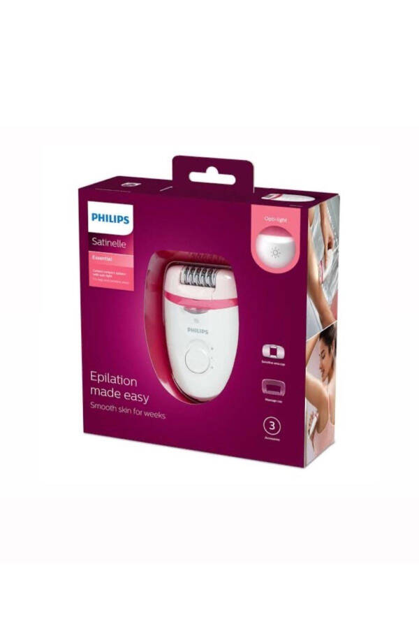 Epilation Machine - 32 Tweezers Compact / Epilator - Epilation Device - With Massage Head And Light - 1