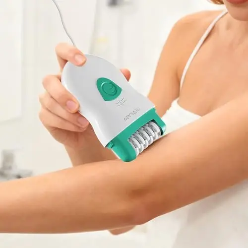 Эпилятор Epilady Speed с проводом - удаление волос с рук, ног, подмышек и зоны бикини | Двухскоростной, компактный эпилятор для удаления волос для женщин - 4