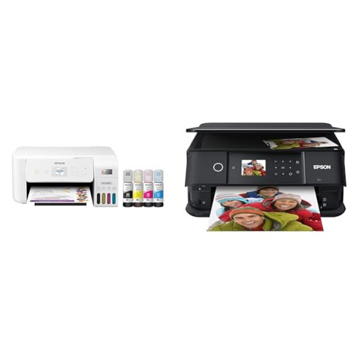 Epson EcoTank ET-2800 Simsiz Rangli Ko'p Funktsiyali Kartrijsiz Supertankli Printer & Expression Premium XP-6100 Simsiz Rangli Fotoprinter Skener va Kopirlash Xususiyatiga Ega, Qora - 1