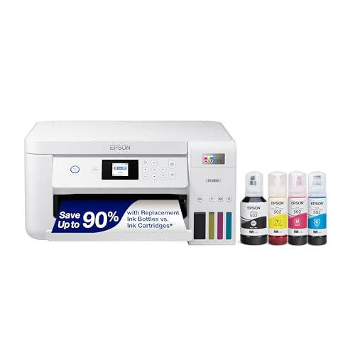 Epson EcoTank ET-4800 Wireless All-in-One Cartridge-Free Supertank Printer with Scanner & EcoTank ET-2850 Wireless Color All-in-One Cartridge-Free Supertank Printer with Scan - 5