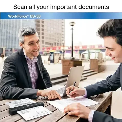 Epson WorkForce ES-50 Ko'chma Sayfa Beslemeli Hujjat Skeneri (PC va Mac uchun) - 6