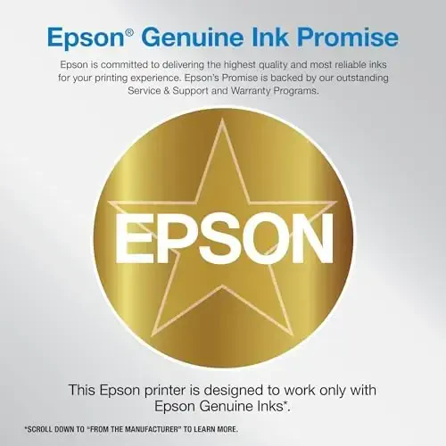 Epson Workforce ES-50 PC va Mac uchun portativ varaqli hujjat skaneri va Auto 2 tomonlama chop etish, nusxa olish funksiyalariga ega Workforce Pro WF-4830 simsiz ko'p funksiyali printer - 6
