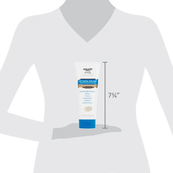 Equate Beauty Eczema Relief Skin Protectant Cream with 2% Colloidal Oatmeal, 8 oz- - 9
