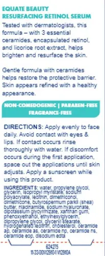 Equate Beauty Resurfacing Retinol Serum, 1 oz - EQUATE (1)