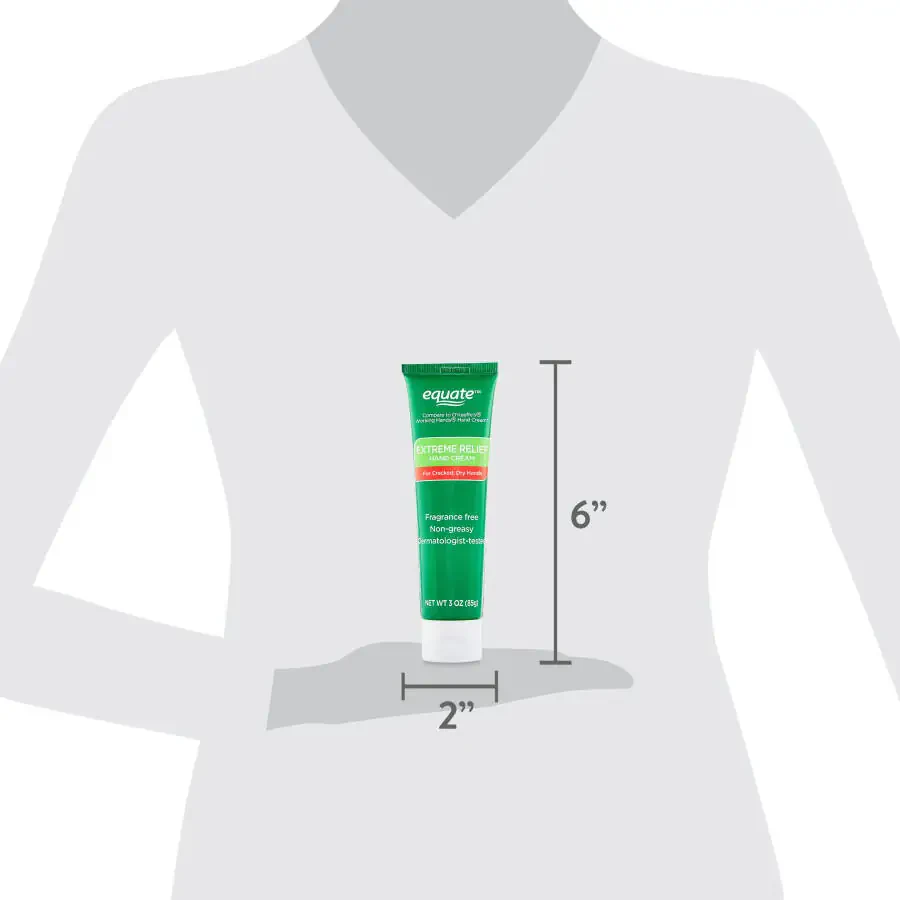 Equate Extreme Relief Hand Cream, 3 fl oz - 6