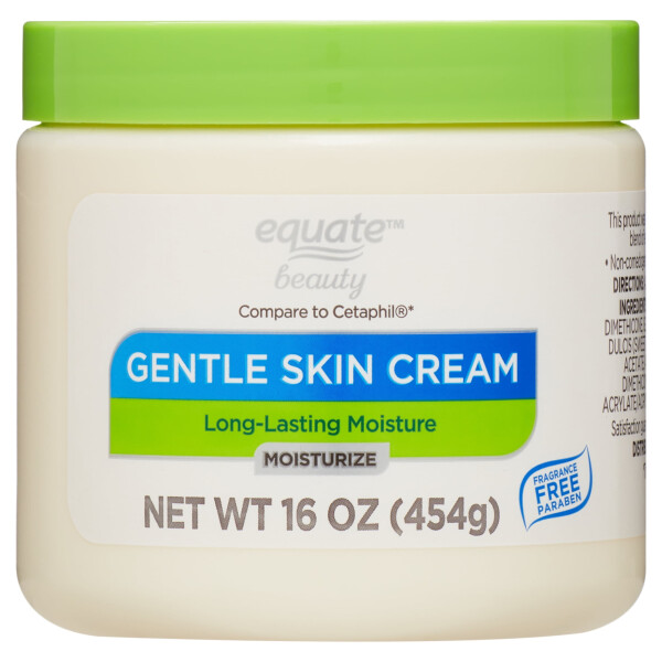 Equate Gentle Skin Cream with Long-Lasting Moisture, 16 oz - 1